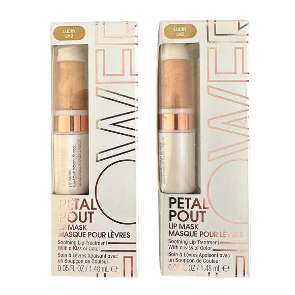 Lot of 2 FLOWER BEAUTY Petal Pout Lip Mask | Scented | Lucky LM2 - SWEET HONEY - Picture 7 of 8